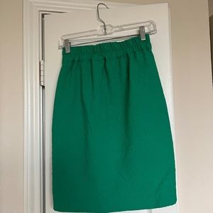 H&M Green Pencil Skirt